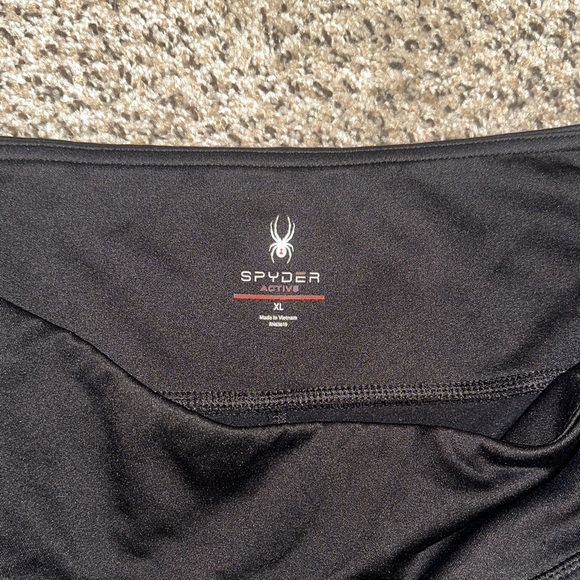 Spyder Black Leggings/fleece - Picture 2 of 6